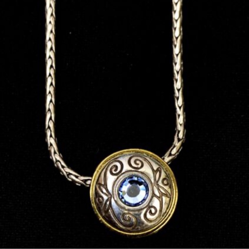 Brighton Celestial Blue necklace-reversible and part of a set